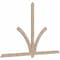 Ekena Millwork Redmond Smooth Timber Gable Bracket, Douglas Fir, 96"W x 60"H x 1 1/2"D x 3 1/2"F, 15/12 Pitch GBW096X60X0204RED00SDF - alternate 2
